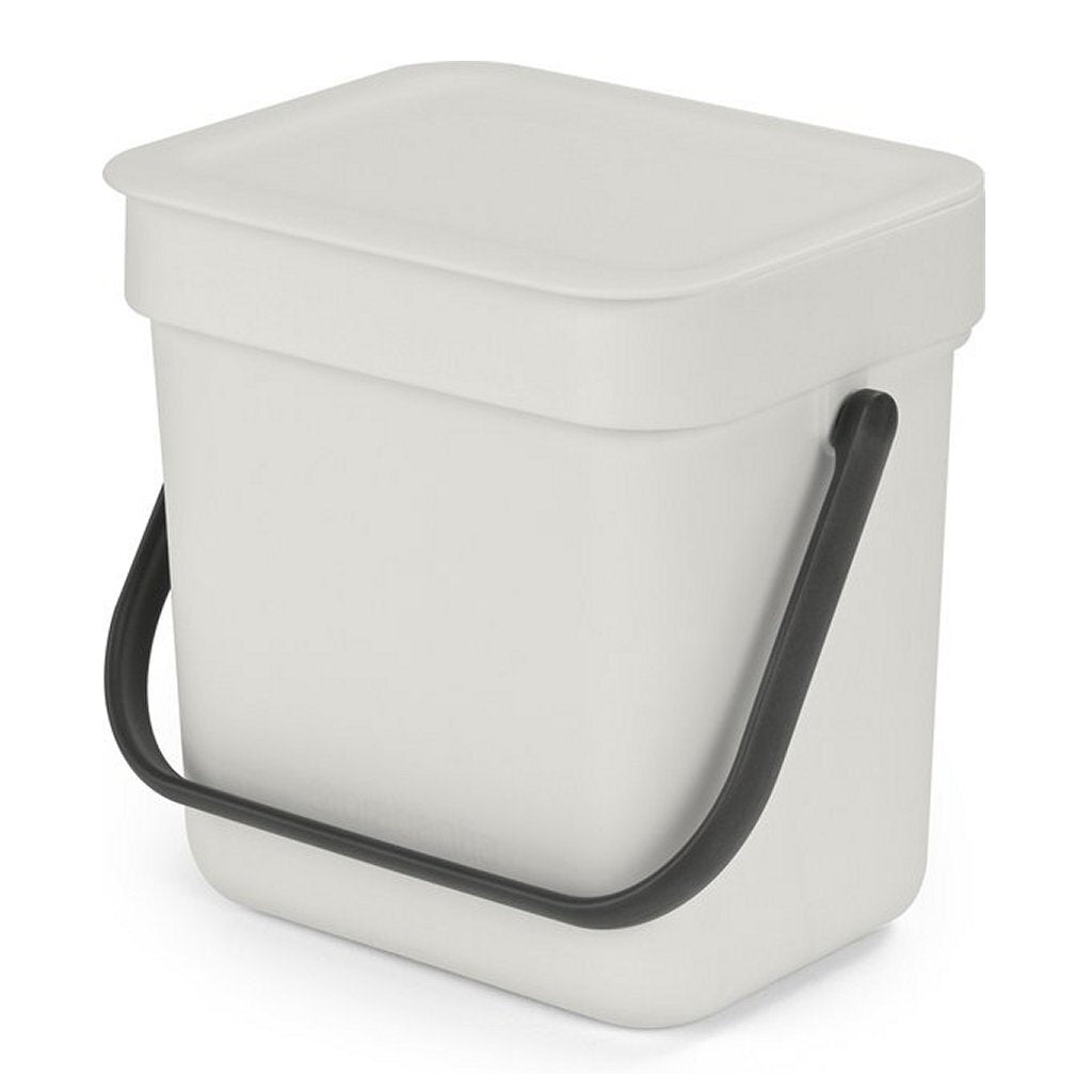 Brabantia Sort &Amp; Go Afvalbakje 3L Lichtgrijs