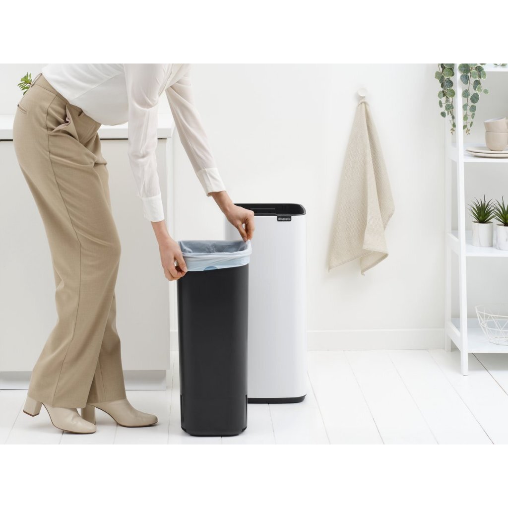 Brabantia Bo Touch Bin Afvalemmer 30L Wit