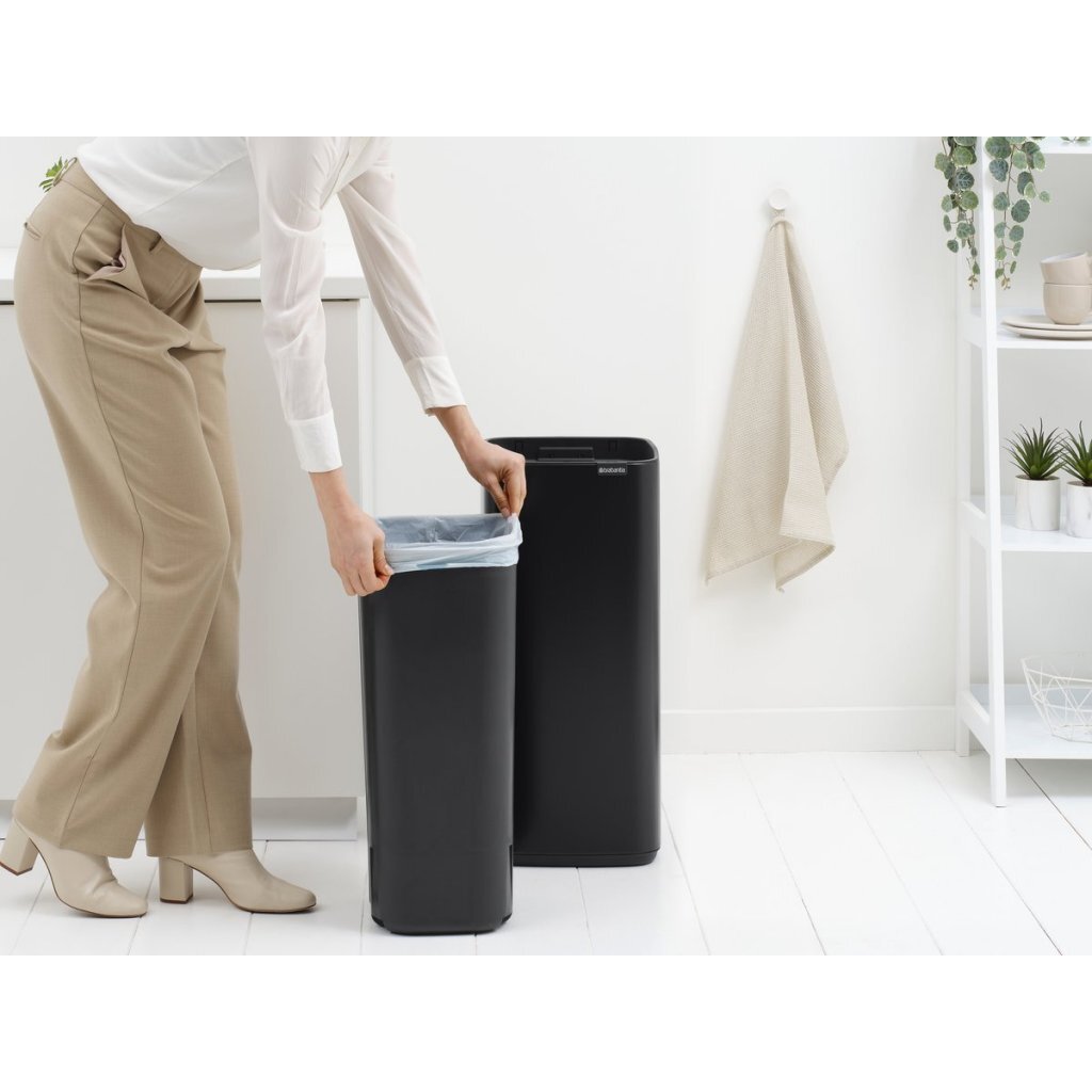 Brabantia Bo Touch Bin Afvalemmer 30L Matt Zwart