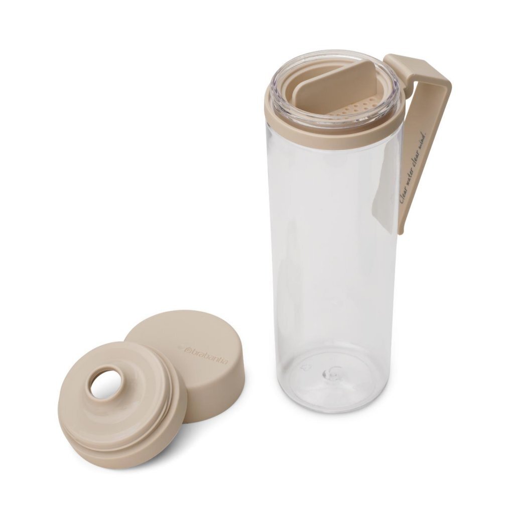 Brabantia Make &Amp; Take Waterfles Met Zeef 0.5L Soft Beige