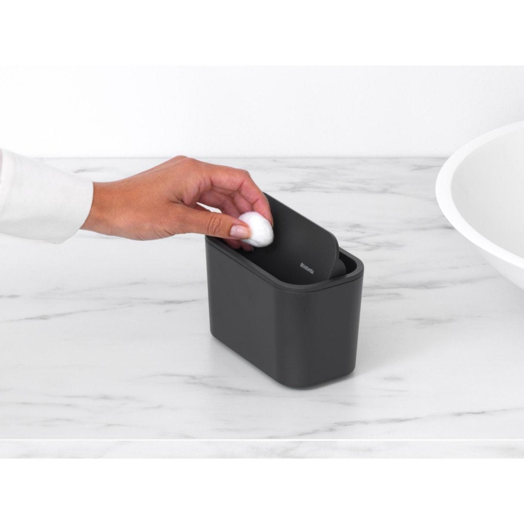 Brabantia Mindset Badkamer Afvalbakje Donkergrijs