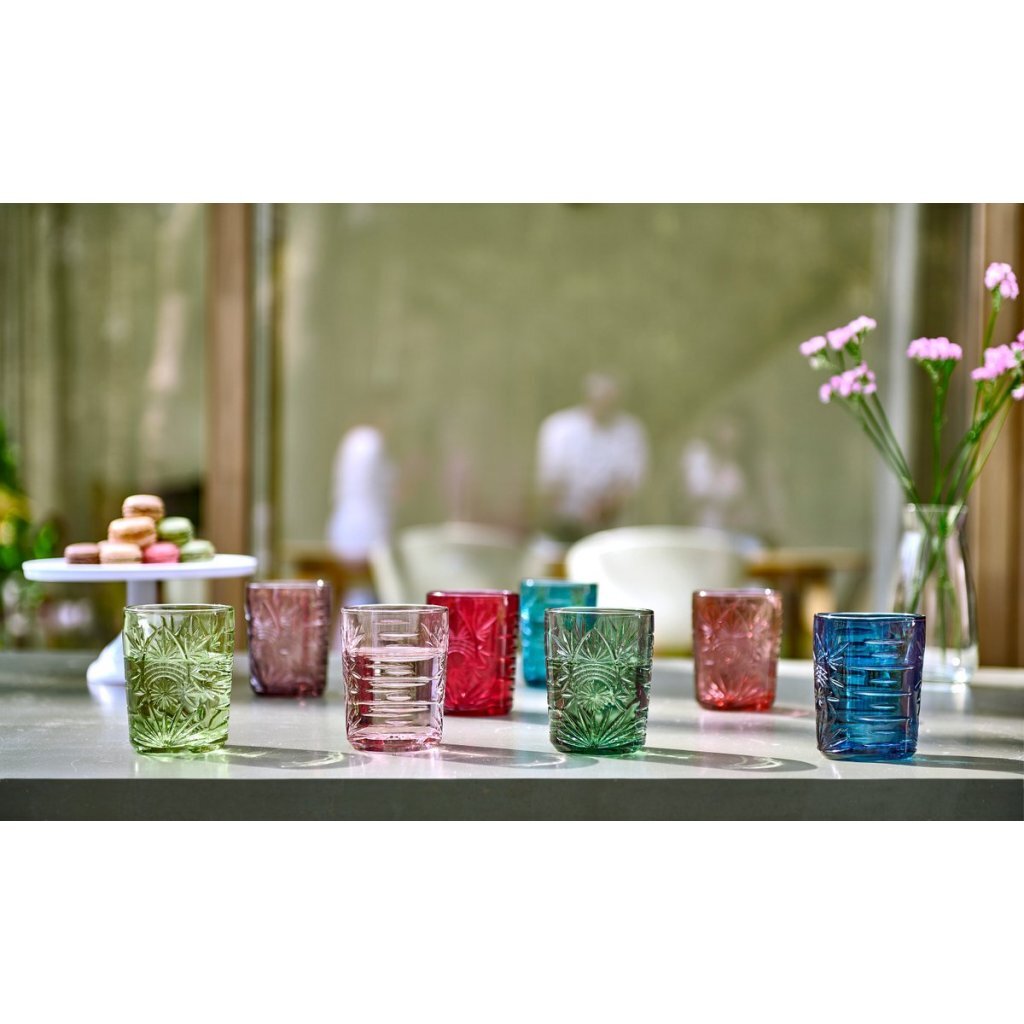 Royal Leerdam Match And Color Waterglazen 35 Cl 4 Stuks Groen/Blauw