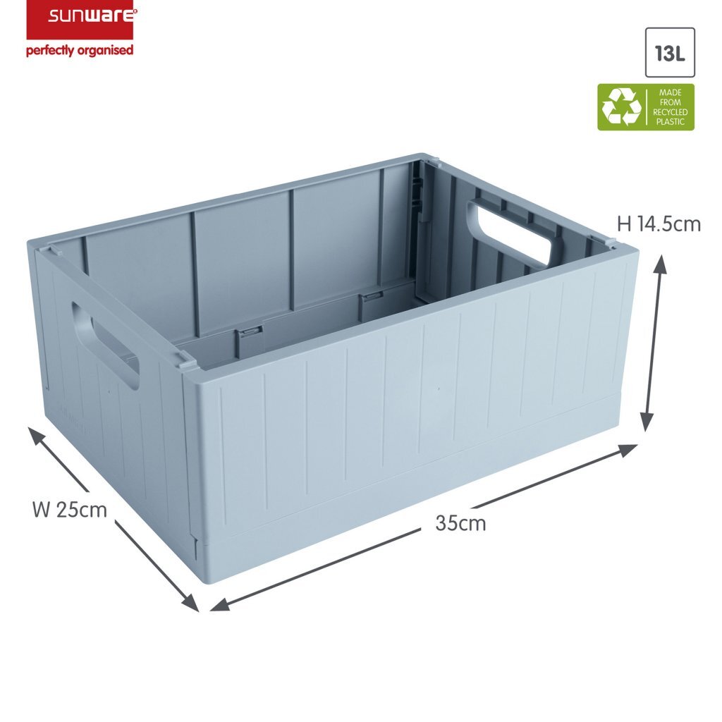 Sunware Sigma Home Vouwkrat 13L 35X25X14.5 Cm Lichtblauw
