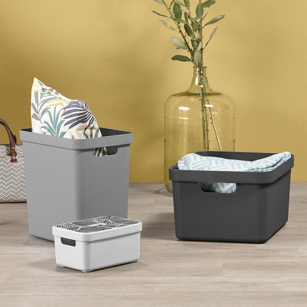 Sunware Sigma Home Opbergbox 32L 44.4X34.2X24.2 Cm Antraciet