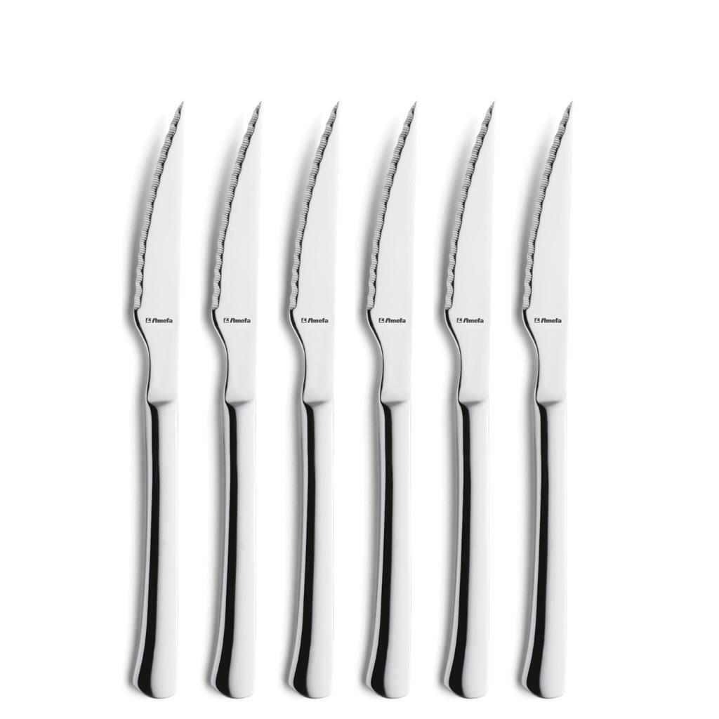 Amefa Chuletero Steakmessen 6 Stuks Rvs
