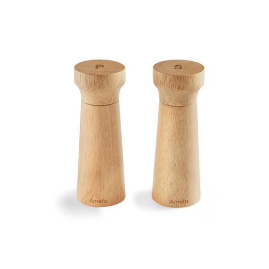 Amefa Houten Peper-Zout Molen Set 15 Cm 2 Stuks