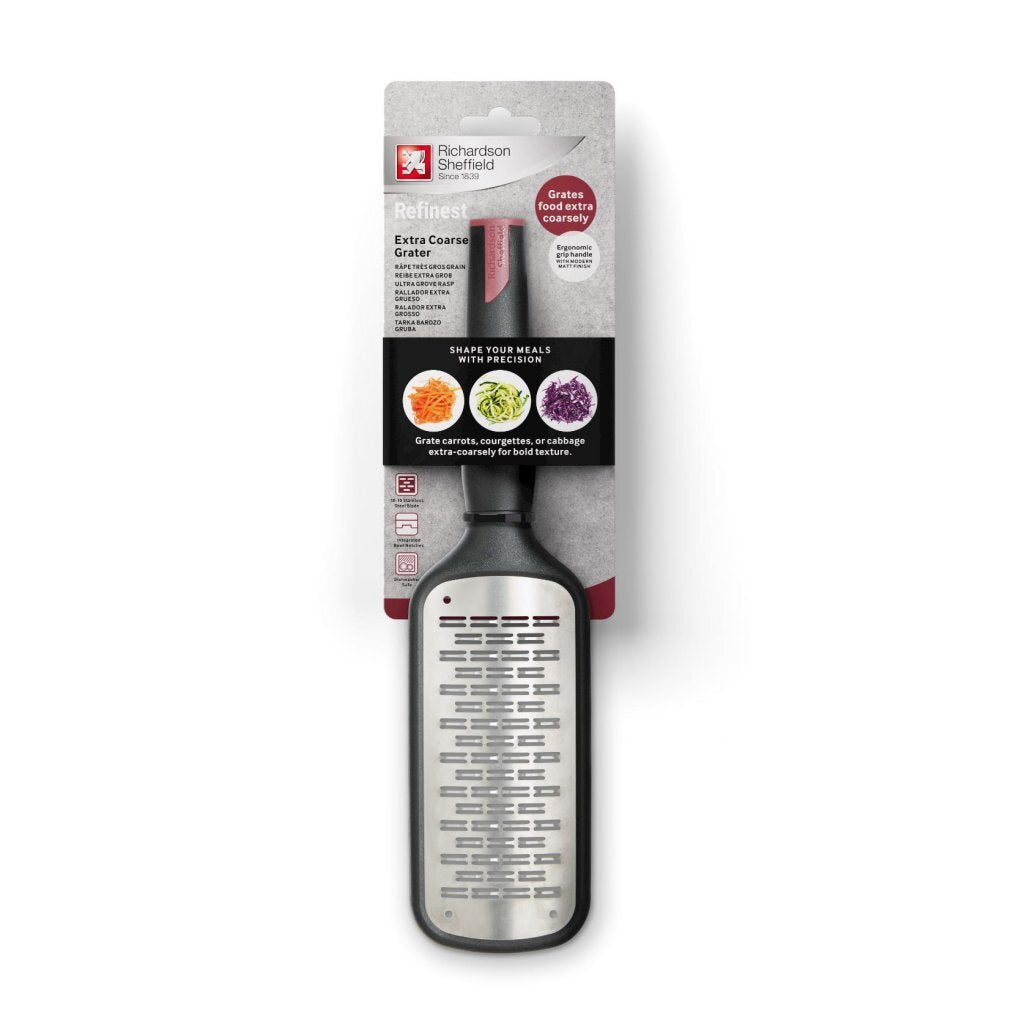 Richardson Sheffield Refinest Grove Rasp Rvs/Zwart/Rood