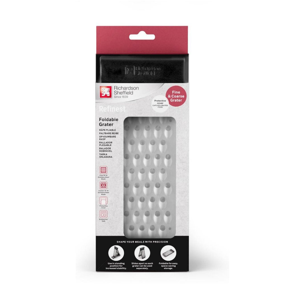Richardson Sheffield Refinest Rasp Rvs/Zwart/Rood