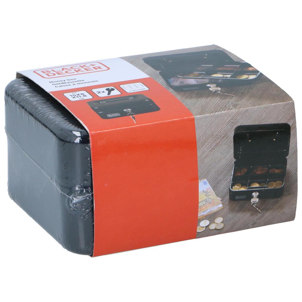 Overige Merken Black+Decker Geldkistje 15X8X11.8 Cm Zwart