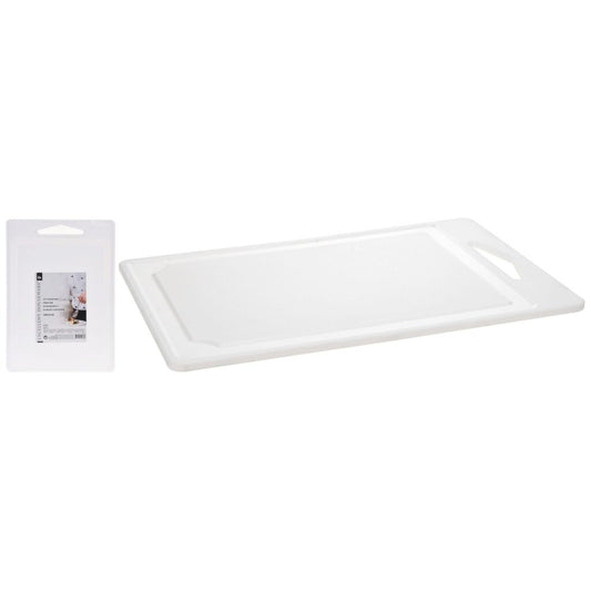 Excellent Houseware Snijplank 39X27 Cm Wit/Kunststof