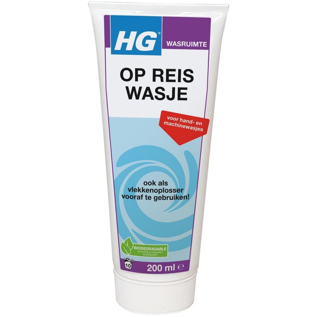 Hg Op Reis Wasje 200 Ml