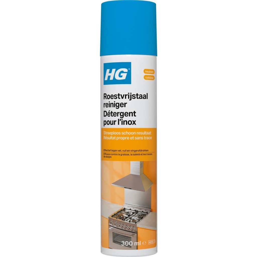 Hg Roestvrijstaal Reiniger 1X300 Ml