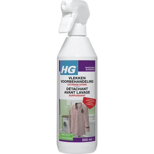 Hg Vlekken En Plekken Voorbehandeling Spray Extra Sterk 500 Ml