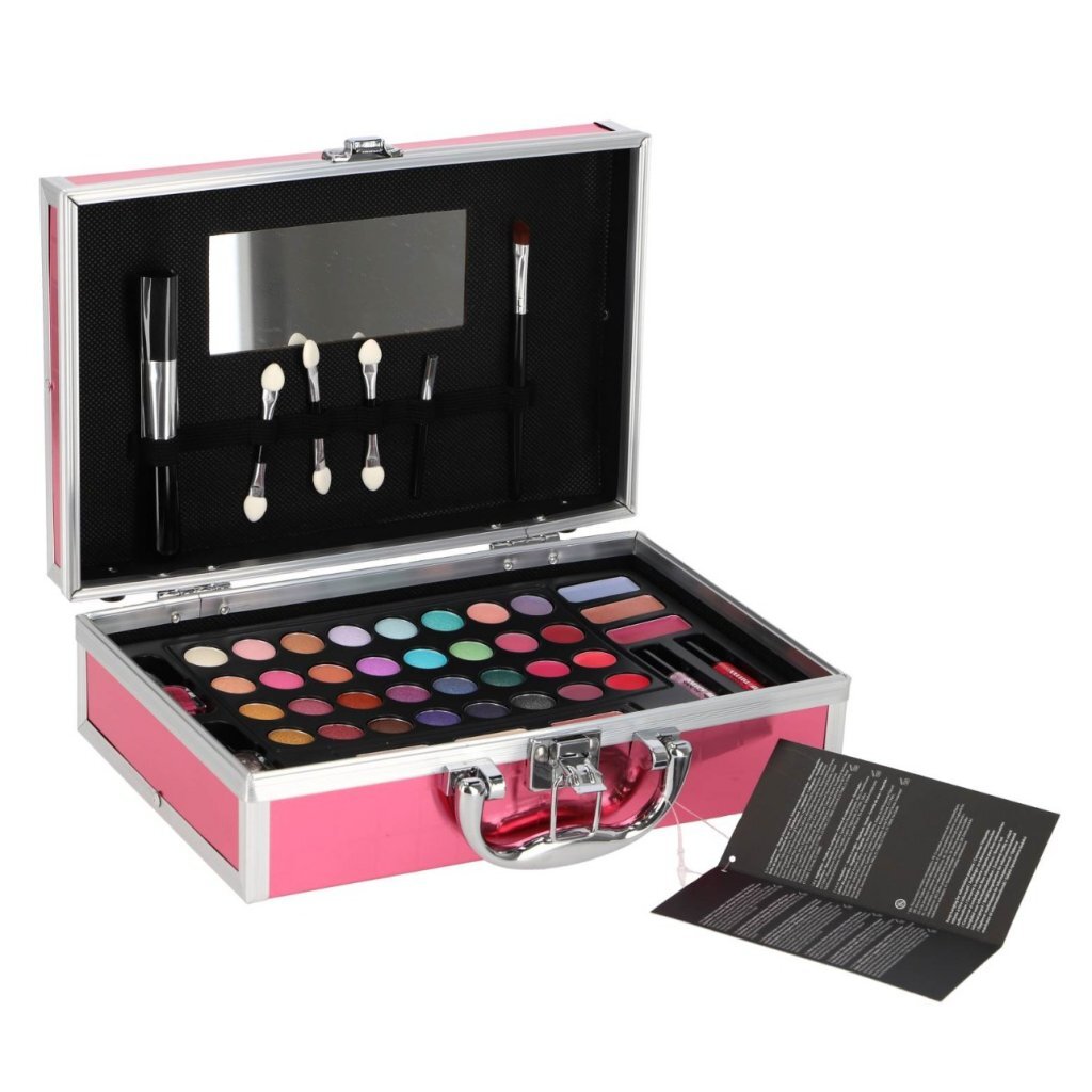 Casuelle Square Make-Up Koffer Roze