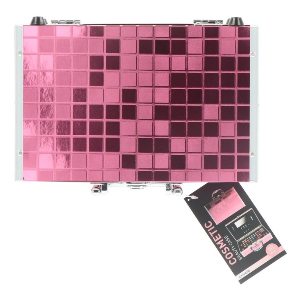 Casuelle Square Make-Up Koffer Roze