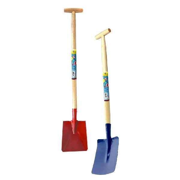 Basic Grote Schep Bats Hout/Metaal 89Cm