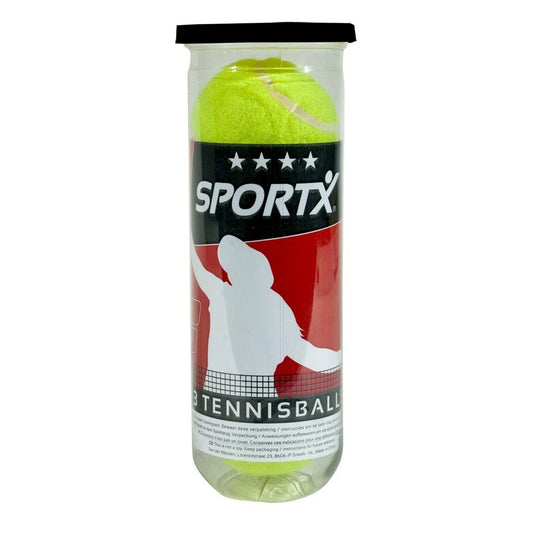 Sportx Tennisballen In Koker 3 Stuks