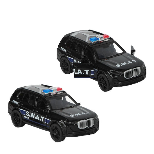 112 Pull-Back Politie SUV 1:36 + Licht en Geluid Direct leverbaar