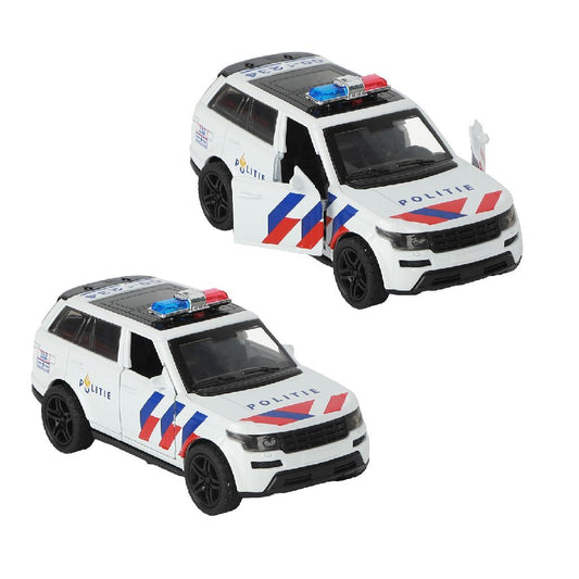 112 Pull-Back Brandweer SUV 1:36 + Licht en Geluid Direct leverbaar
