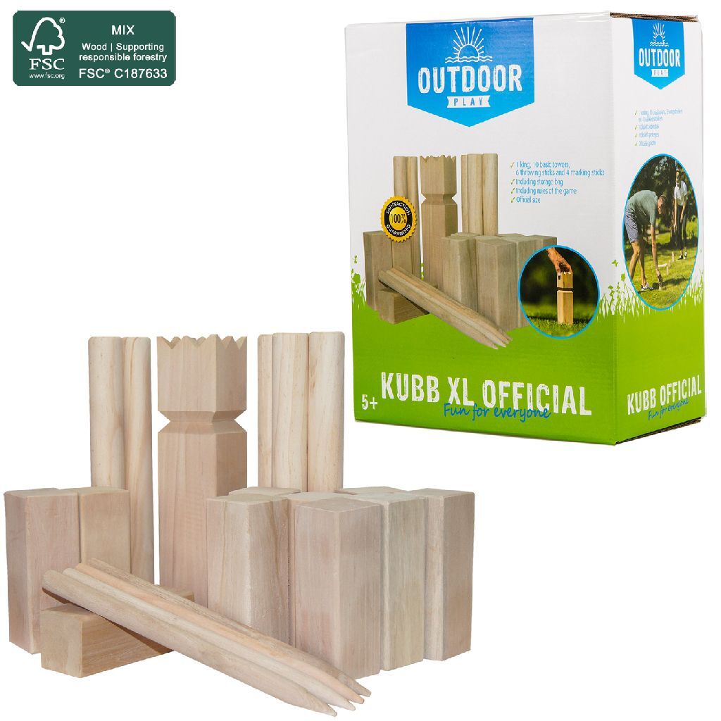 Outdoor Play Houten Kubb Game Xl