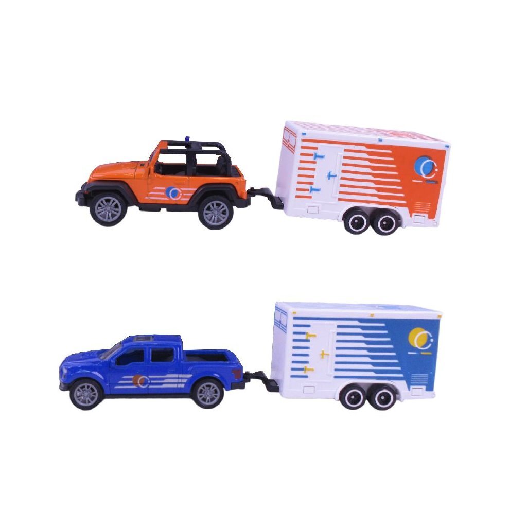 City Car Collection Die-Cast Pick-Up Met Boedelbak 1:50 Assorti