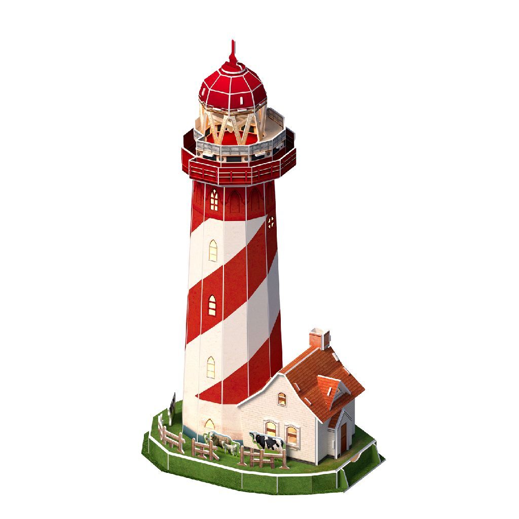 Cubic Fun 3D Puzzel Vuurtoren + Licht 51 Stukjes
