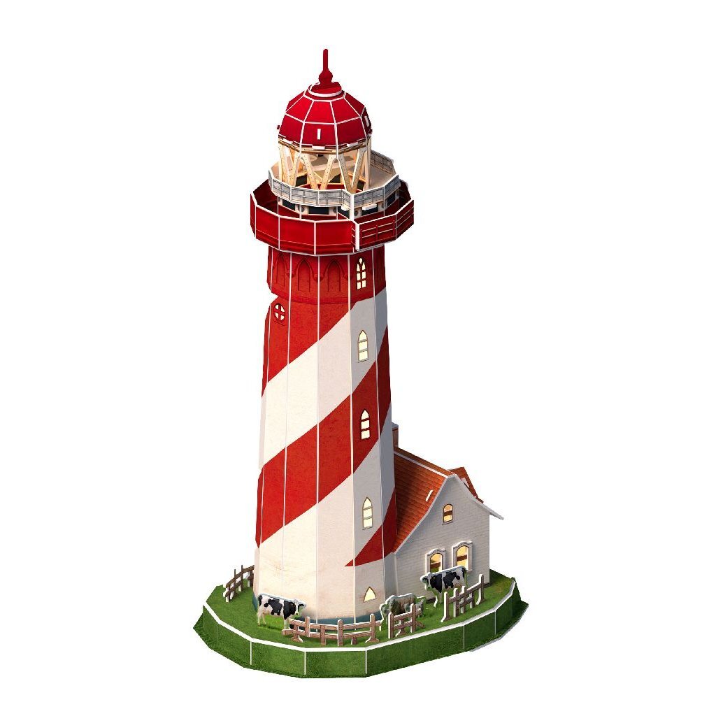 Cubic Fun 3D Puzzel Vuurtoren + Licht 51 Stukjes