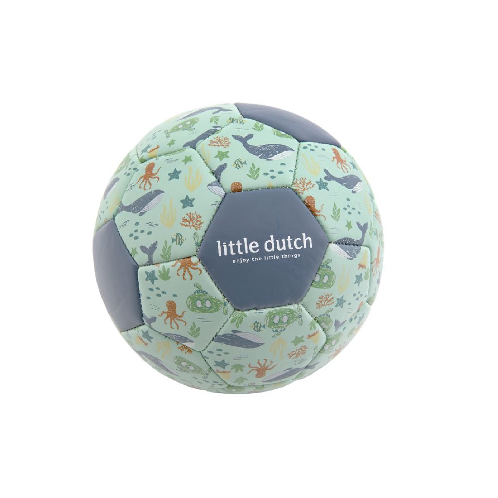 Little Dutch Ocean World Mini Bal 15 Cm Blauw
