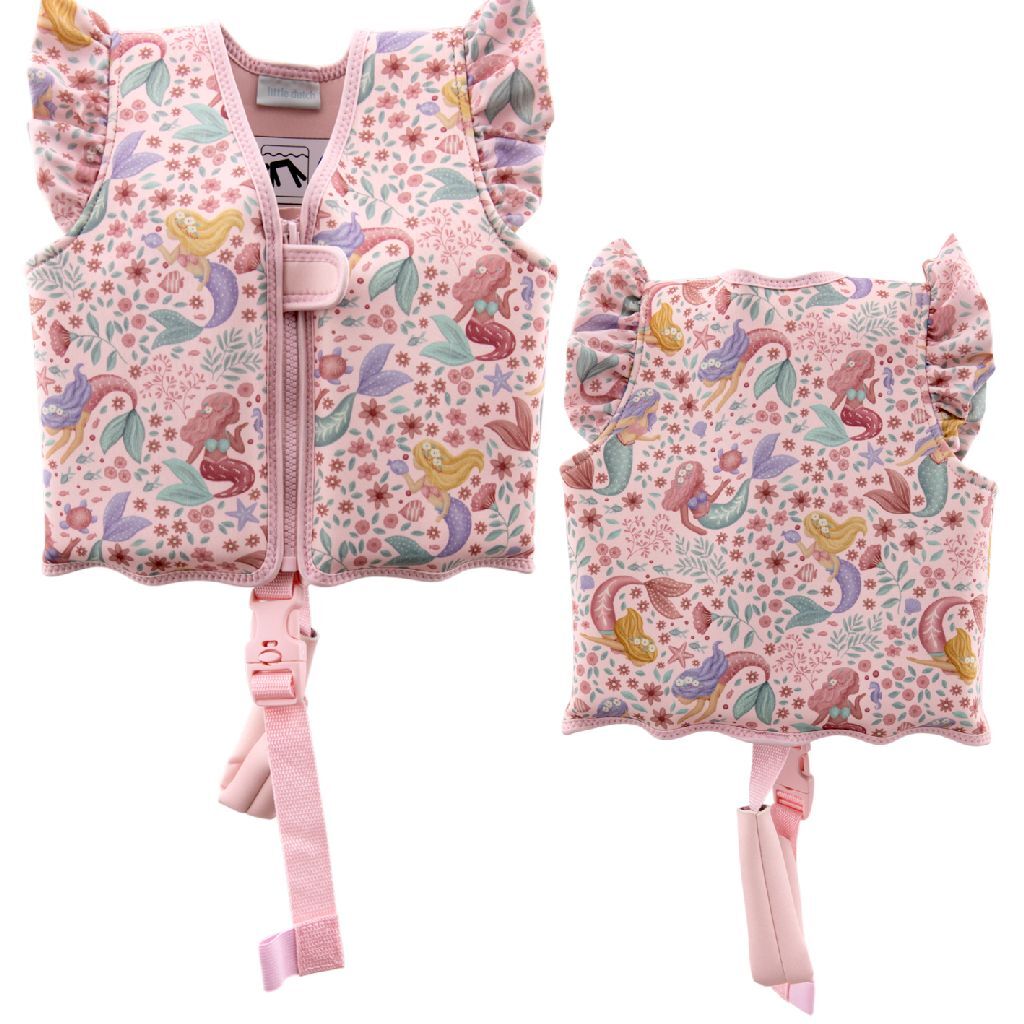 Little Dutch Dreamy Mermaid Zwemvest 2-3 Jaar Roze