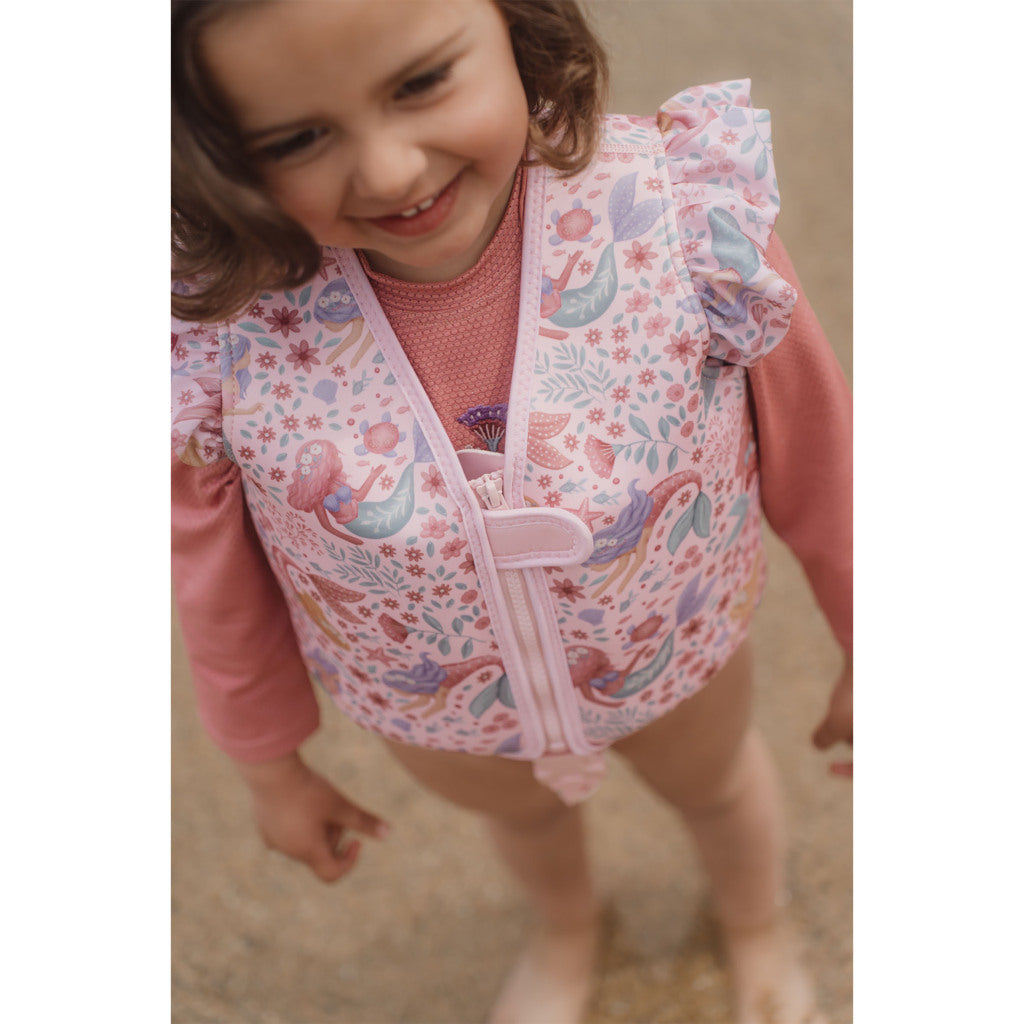 Little Dutch Dreamy Mermaid Zwemvest 2-3 Jaar Roze