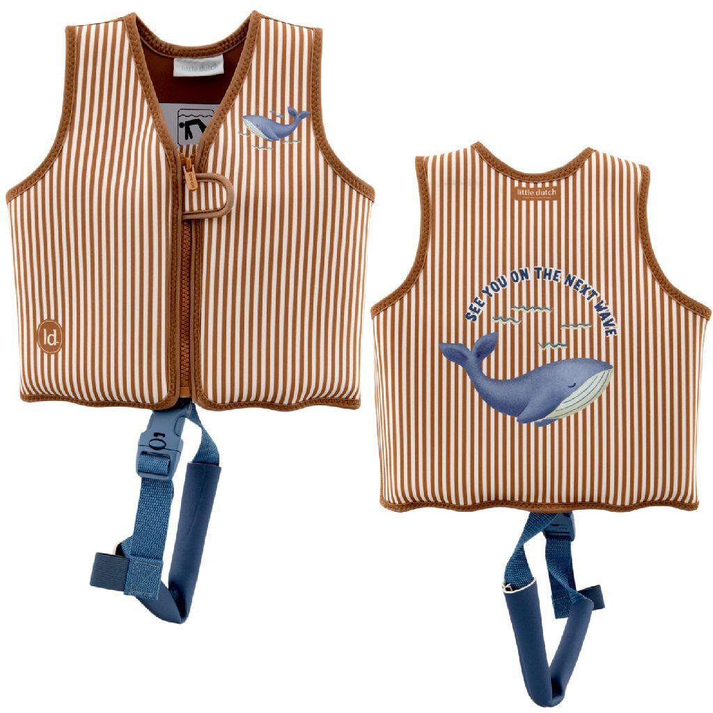 Little Dutch Ocean World Zwemvest 2-3 Jaar Oranje/Wit