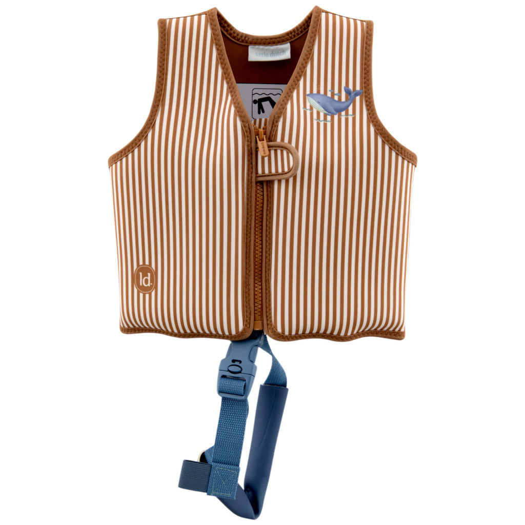 Little Dutch Ocean World Zwemvest 2-3 Jaar Oranje/Wit