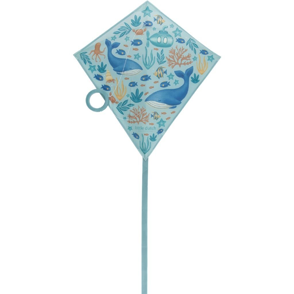 Little Dutch Ocean World Diamant Vlieger 65X65 Cm Blauw