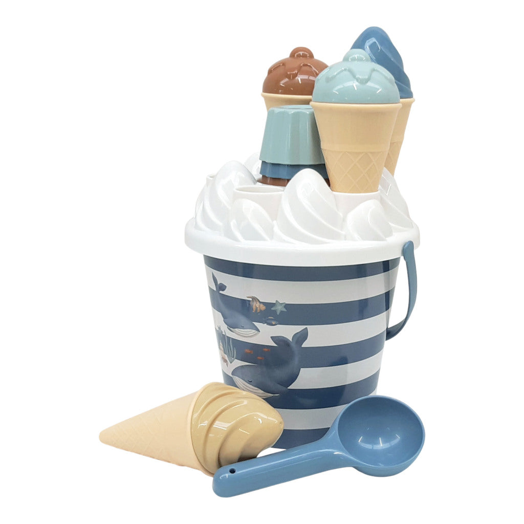 Little Dutch Ocean World Ijsjes Emmerset 14-Delig Blauw/Wit
