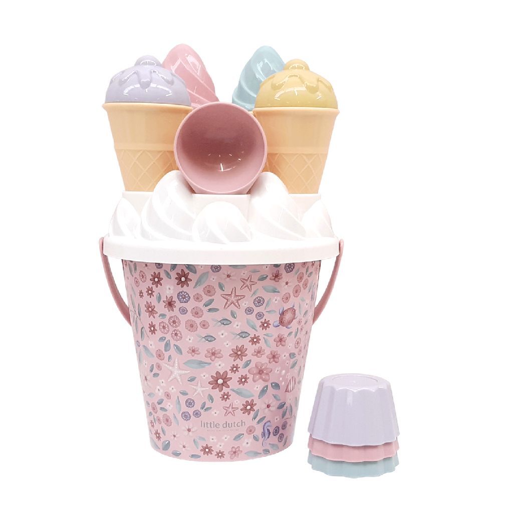 Little Dutch Dreamy Mermaid Ijsjes Emmerset 14-Delig Roze