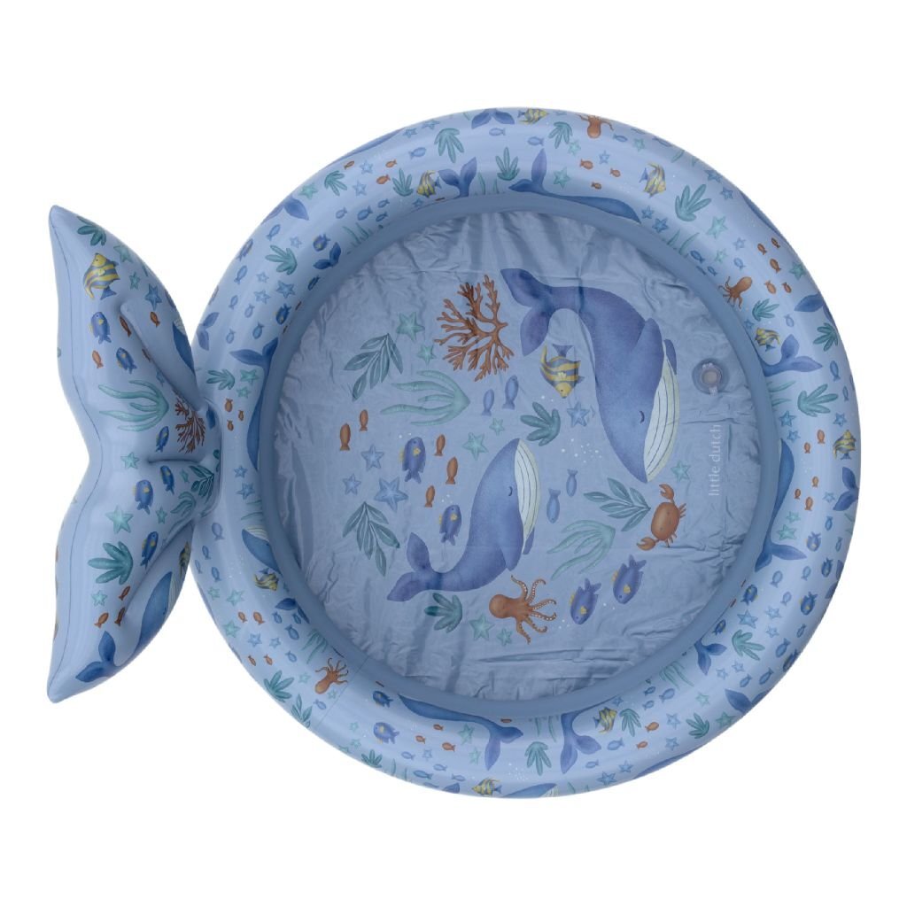 Little Dutch Ocean World Zwembad Met Staart 80 Cm Blauw