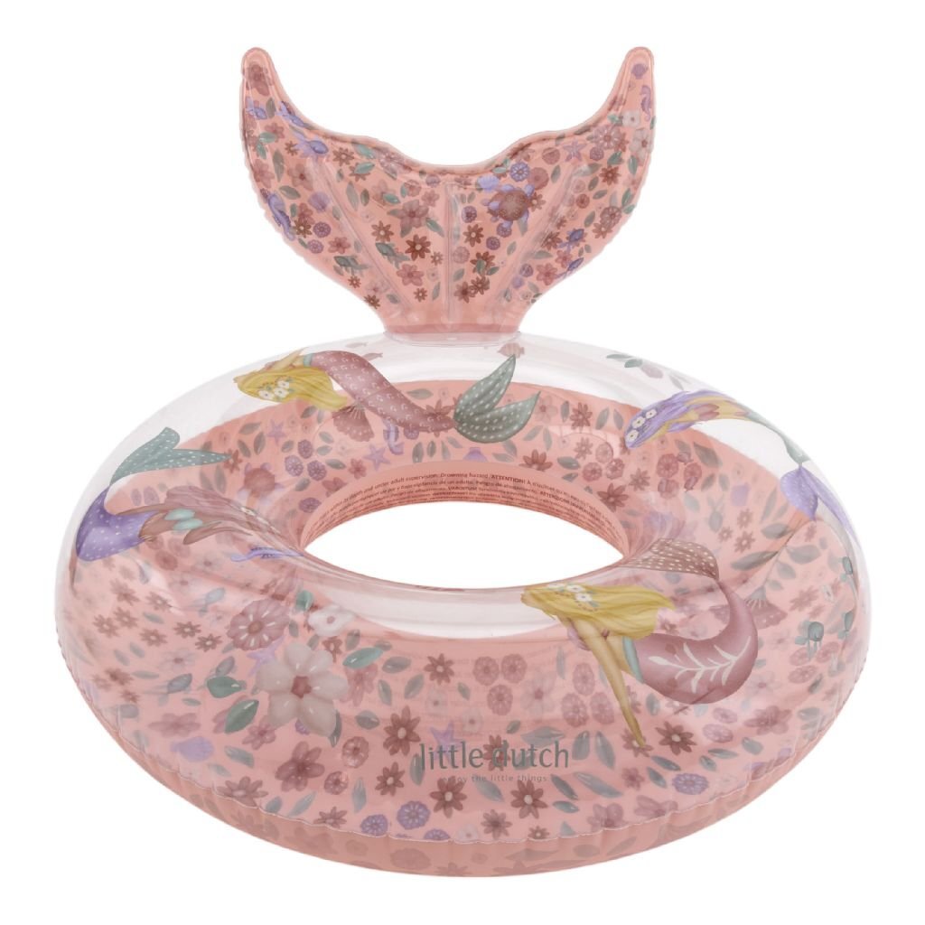 Little Dutch Dreamy Mermaid Zwemring Met Staart 91 Cm Roze