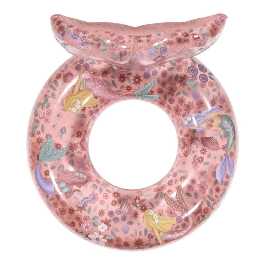 Little Dutch Dreamy Mermaid Zwemring Met Staart 91 Cm Roze