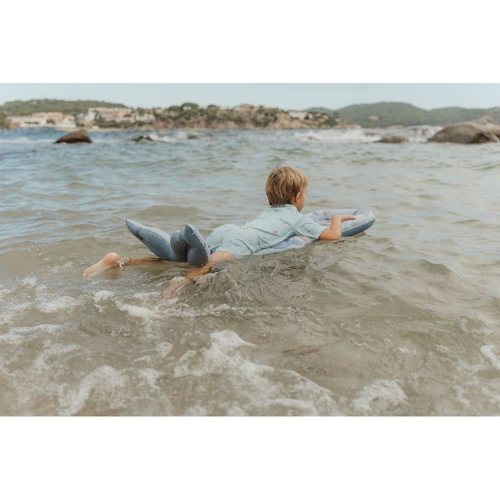Little Dutch Ocean World Luchtbed Met Staart 118 Cm Blauw