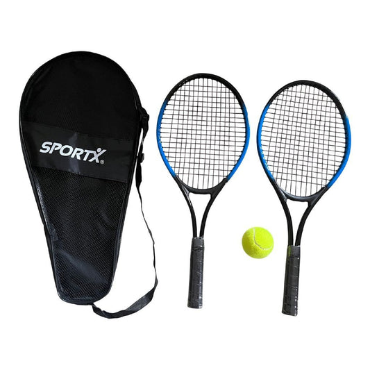 Sportx Tennisset Assorti Blauw/Zwart