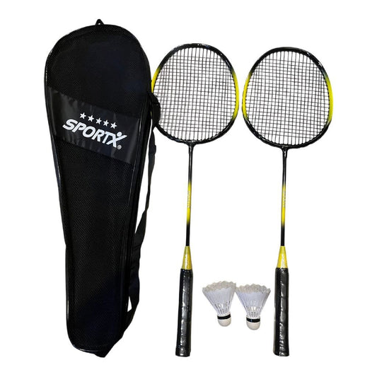 Sportx Badmintonset 5 Sterren Assorti Geel/Zwart