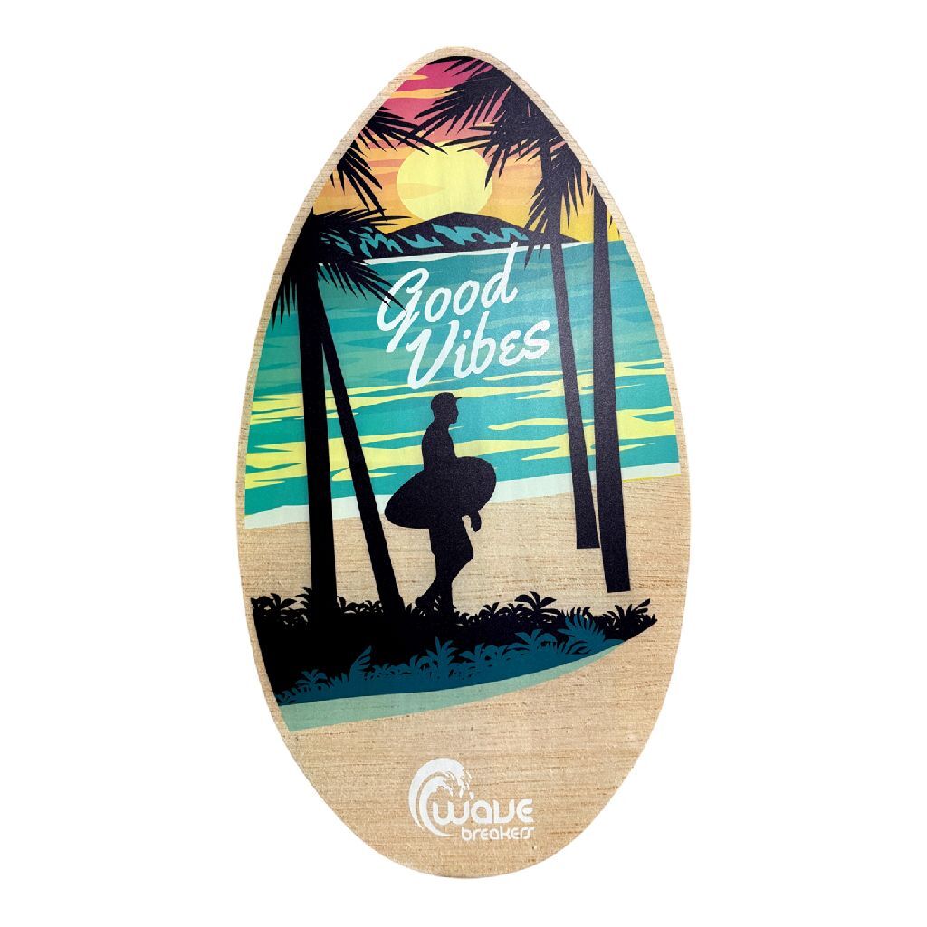 Wave Breakers Skimboard Good Vibes 94 Cm Hout