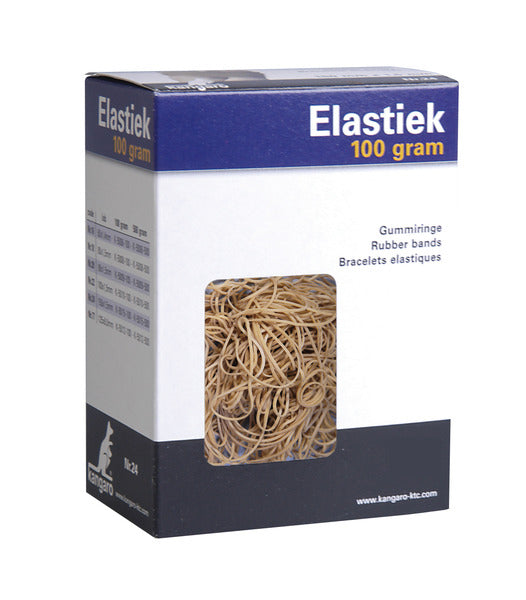 Kangaro K-5009-100 Elastiek Nr. 20 90X1,5Mm 100Gr Naturel