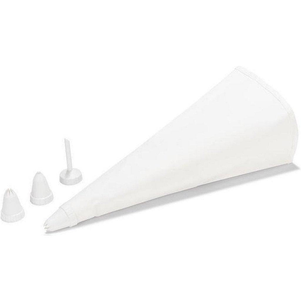 Patisse Decoreerset Spuitzak 31 Cm + 4 Spuitmondjes