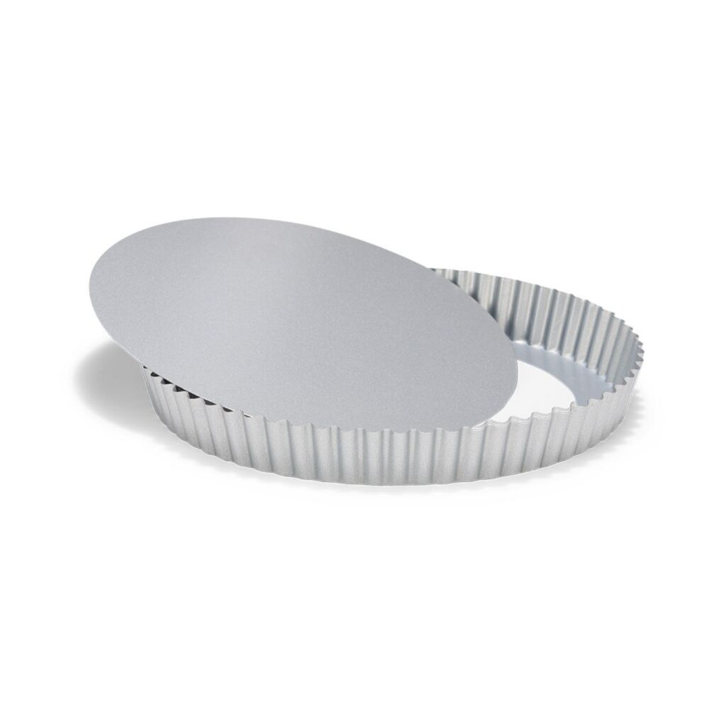 Patisse Quichevorm Met Losse Bodem 28 Cm Zilver