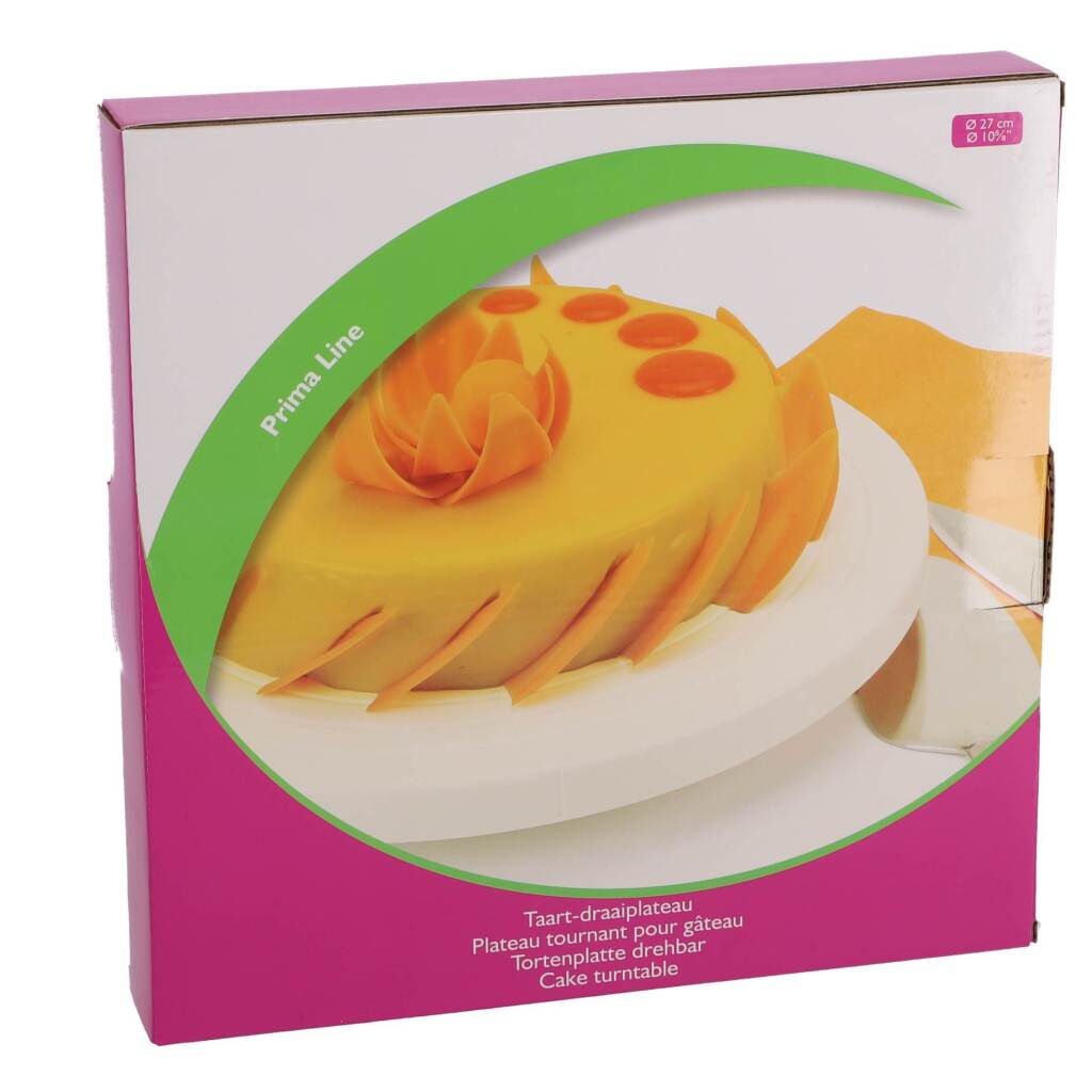 Patisse Taart-Draaiplateau 27 Cm Wit
