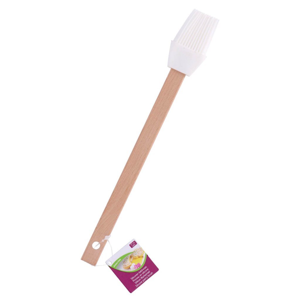 Patisse Siliconen Bakkwast 27 Cm Hout/Wit