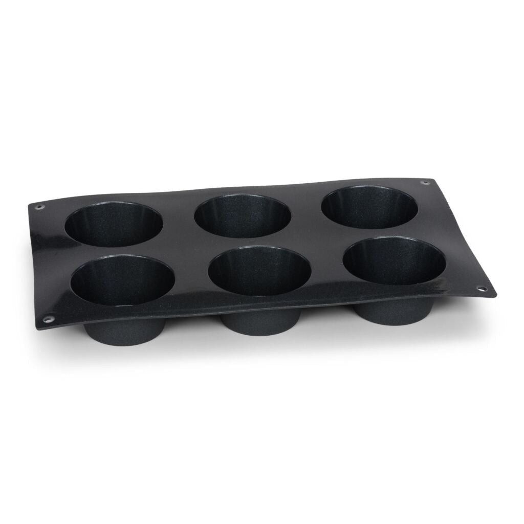 Patisse Muffinvorm 6 Vaks 29X17 Cm Zwart/Siliconen