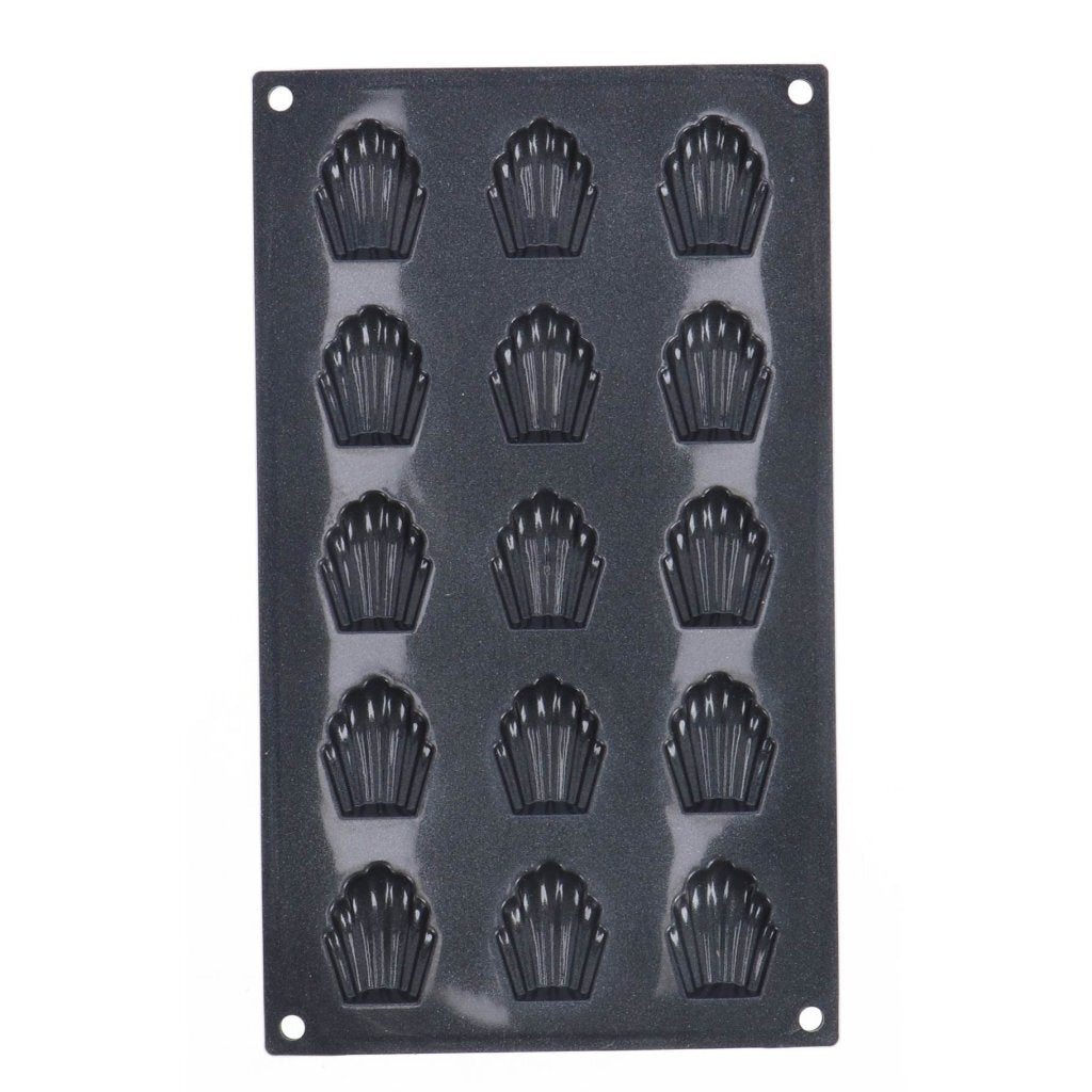 Patisse Mini Madeleinevorm 15 Vaks 29X17 Cm Zwart/Siliconen
