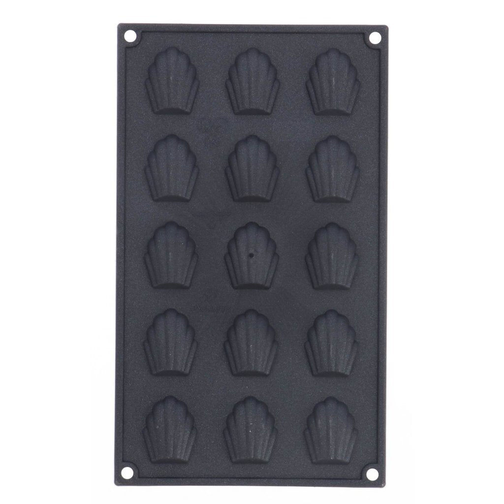 Patisse Mini Madeleinevorm 15 Vaks 29X17 Cm Zwart/Siliconen